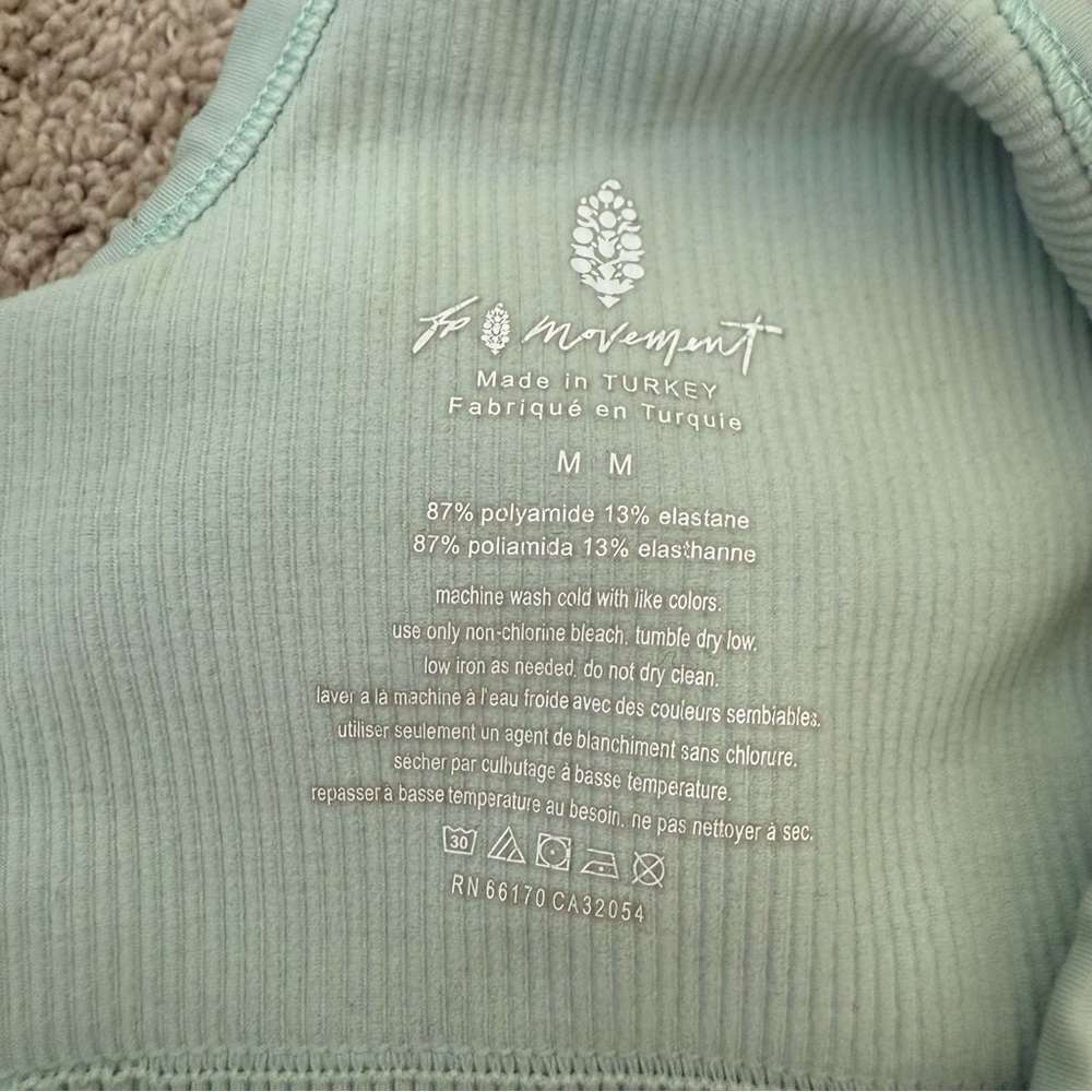 FP Movement by Free People Free Throw Henley Mint Size Medium - Picture 4 of 5
